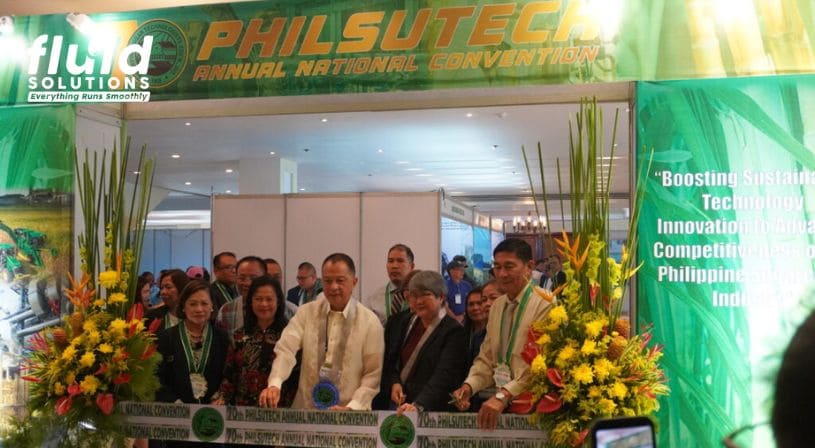 Ribbon-cutting ceremony at the Philsutech Annual National Convention.