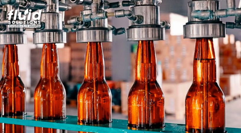 Food grade lubricants on machine