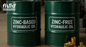 Zinc-free and zinc-based hydraulic oils